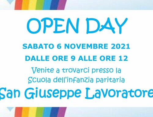 San Giuseppe Lavoratore – Sabato 6 Novembre 2021 OPEN DAY