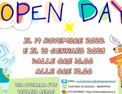 Open Day il 19 novembre e il 21 gennaio